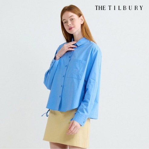 더틸버리 백 스트링 자수 포켓 블라우스 TP3M0BL06W Best Top5