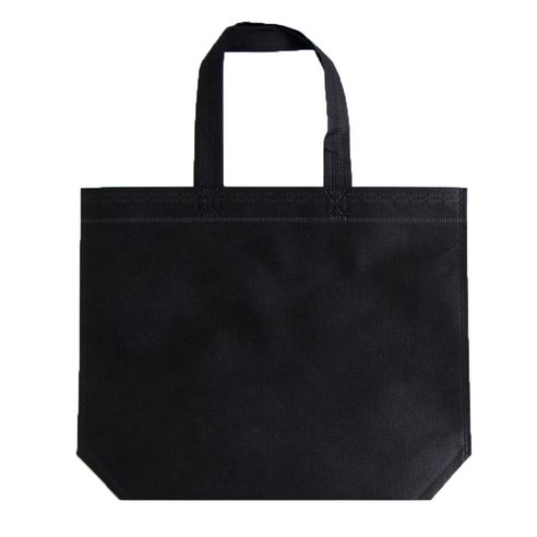 부직포 핸드쇼핑백 2호 38x32+10 30장, 블랙
