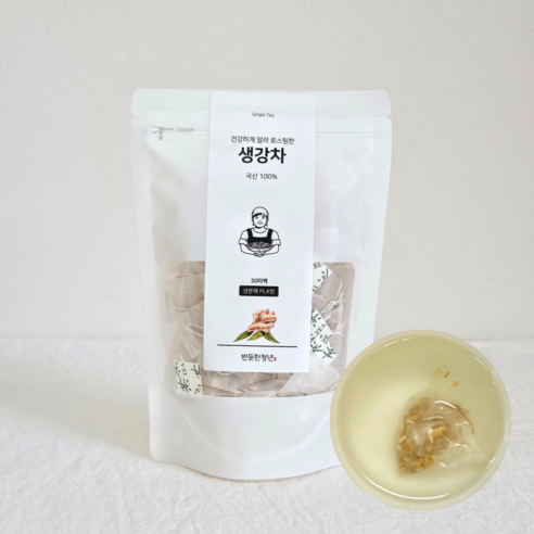 몸 속까지 따스하게 녹이는 마법, 반듯한청년 국산 생강차!