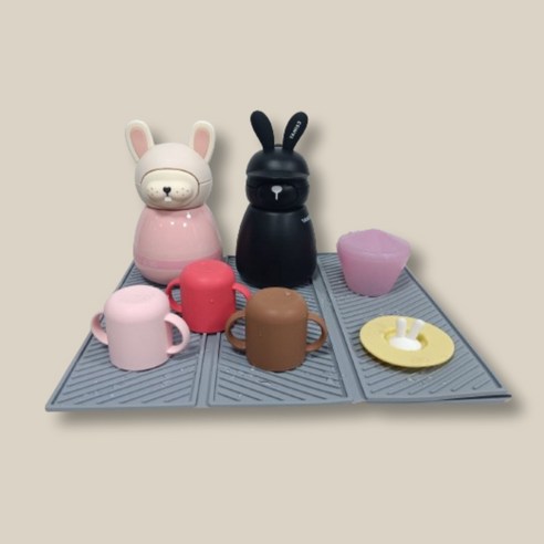 해야 접이식 실리콘 휴대용 설거지 패드 매트: 야외와 주방의 필수품