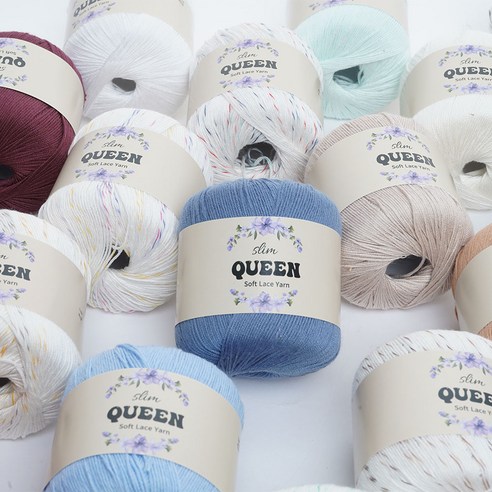 부드럽고 가벼운 슬림퀸 의류실로 다양한 뜨개질 프로젝트에 활력을 불어넣으세요.