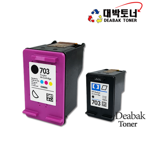 경제성과 환경을 생각하는 HP 703 재생 잉크: 합리적인 선택으로 고품질 컬러 인쇄를!