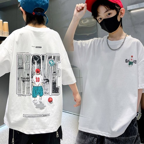 베비포 루즈핏 애니 캐릭터 반팔티 VC3