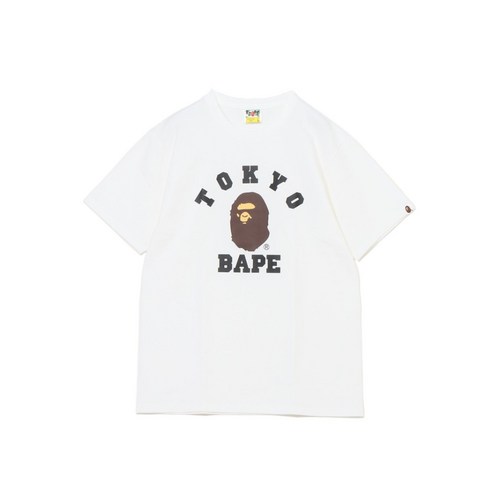 BAPE 베이프 CITY TEE TOKYO COLLEGE 베이싱 에이프 톱스 컷소 티셔츠