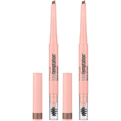 메이블린 템테이션 브로우 디파이너, 305 Soft Brown, 2개