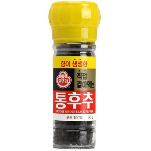 오뚜기 향이생생한 직접갈아먹는 통후추, 50g, 1개