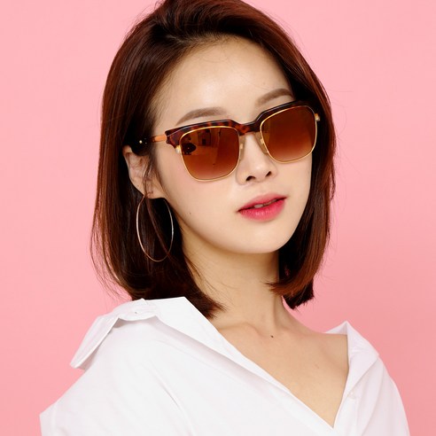 디셈버 스페이스 선글라스 KYAN 2컬러 오버사이즈 하금테 선글라스