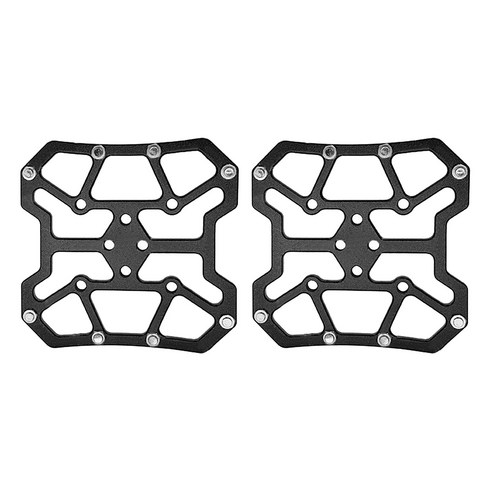 LIXADA Keo 용 SPD MTB 산악 자전거 겸용 페달 플랫폼 어댑터, 1개, Black