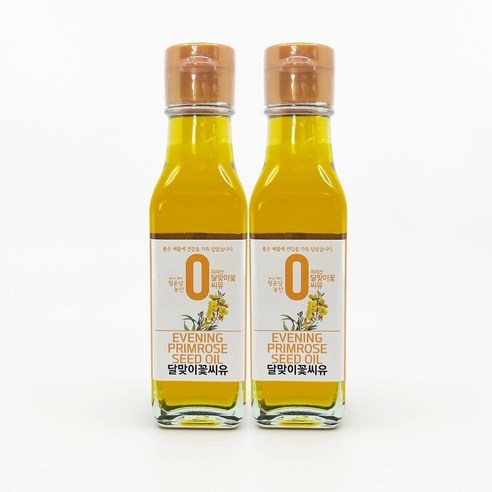 청운당농산 국산 달맞이꽃종자유 기름 달맞이꽃오일 달맞이유, 2개, 120ml