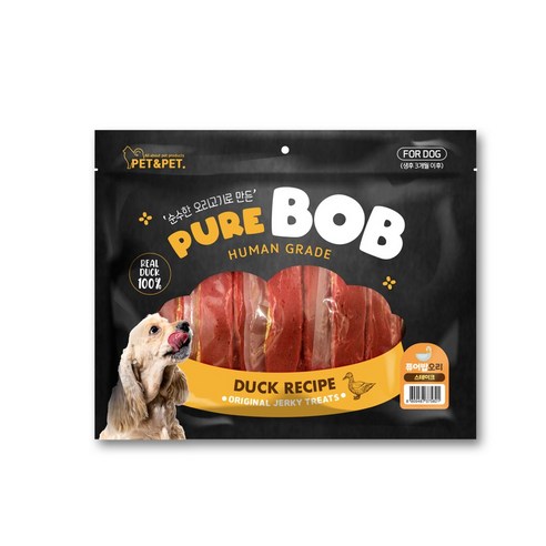 퓨어밥 300g, 10개, 오리 스테이크