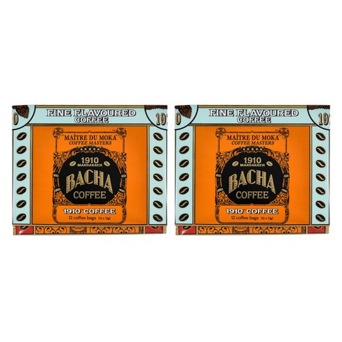 BACHA COFFEE 1910 커피 기프트박스, 144g, 12개입, 2개