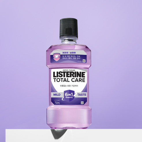 리스테린 토탈케어 마일드 구강청결제 750ml, 2개는 현재 할인 중인 제품입니다.