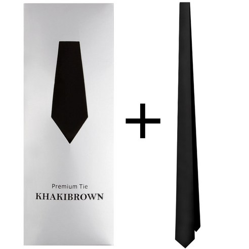 블랙 슬림 넥타이로 남성 스타일의 정점을 찍다