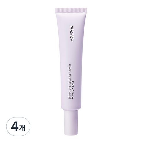 에이지투웨니스 시그니처 에센스 커버톤업 베이스 40ml, 03 퍼플, 4개