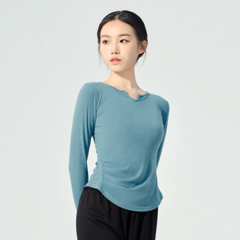 이이엘 발레 티셔츠 성인 발레복 워머 상의 옷 의상