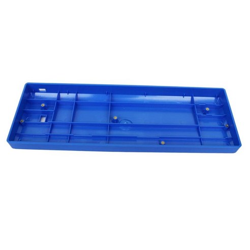 GH60 POKER2 POK3R과 호환되는 60 % 소형 플라스틱 키보드 케이스, 푸른, 11.49x3.93x0.7 인치, 튼튼한 플라스틱