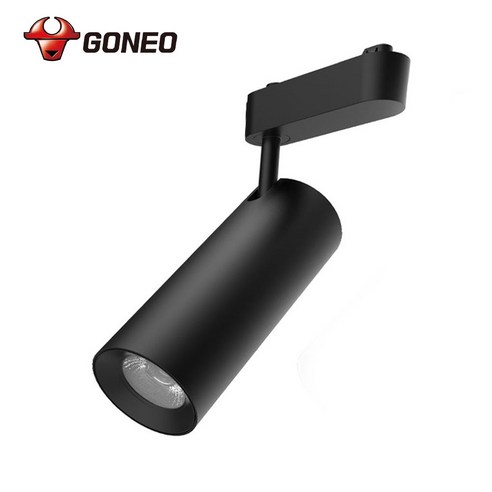 고네오 LED 일체형 레일 트랙조명 24W COB 스포트 플리커프리, 1개, 블랙바디 전구색