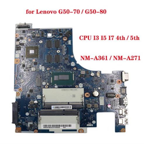 레노버 G50-80 G50-80M G50-70 노트북 마더보드 ACLU3/ACLU4 NM-A361/NM-A271 CPU 3558U/I3/I5/I7 GPU R5, 14 G50-70 I7-5th Gen