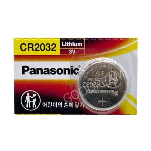 현대자동차 스마트키 배터리 파나소닉 CR2032 5알 리모컨 코인건전지, 5개입, 1개