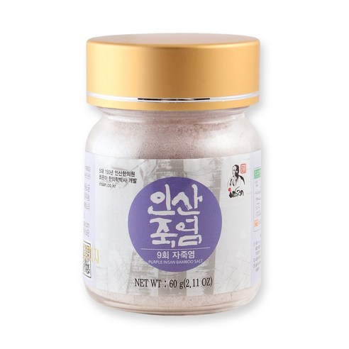 인산죽염 인산죽염(주) 인산 9회자죽염 분말, 1개, 60g