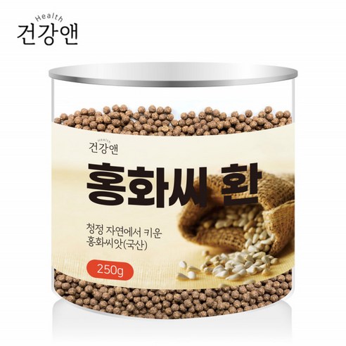 건강앤 홍화씨환 250g 국내산 홍화씨 분말 가루 1통 부모님 건강선물, 1개