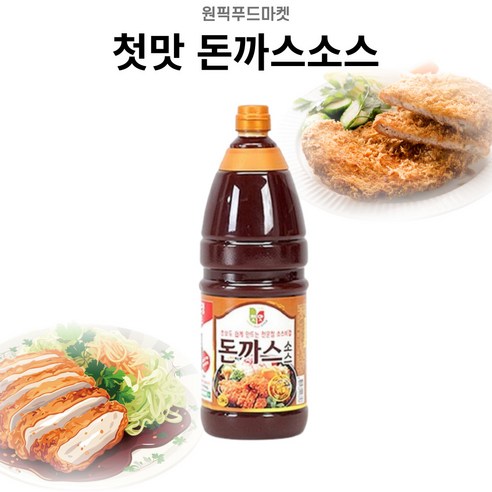 청우 돈까스소스 1.9kgX8개 돈가스 업소용 대용량, 1.9kg, 8개