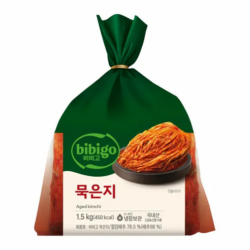 [제일제당] 비비고 묵은지김치 1.5kg, 1개