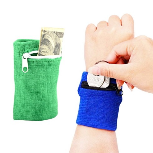 아대 지갑 팔목보호대 테니스손목보호대 골프손목 스포츠밴드, 블랙, 1개