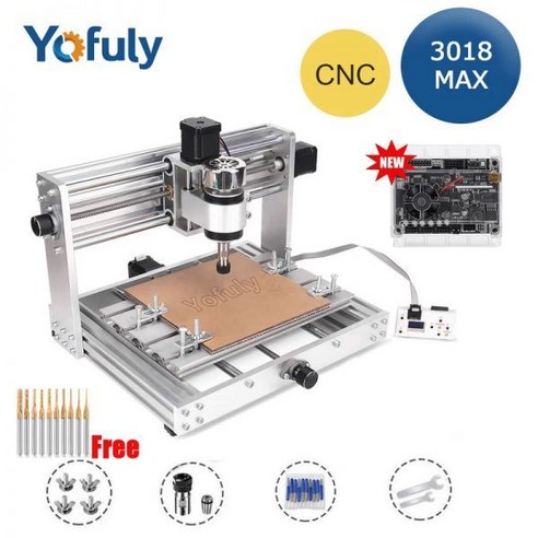 레이저컷팅기 레이저커팅기 CNC 3018 프로 맥스 금속 GRBL 제어 200w 3 축 우드 레이저 밀링 컷 MDF-304, CHINA, no laser, without offline