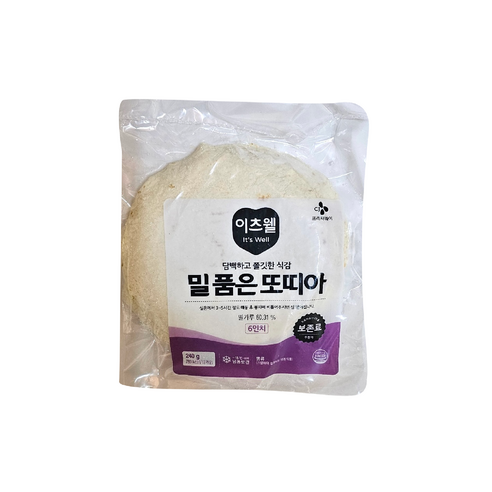 CJ 이츠웰 밀품은또띠아 6인치(12장) 240G 1BOX (10입) 밀또띠아 CJ 이츠웰 밀품은또띠아 6인치(12장) 240G 1BOX (10입) 밀또띠아