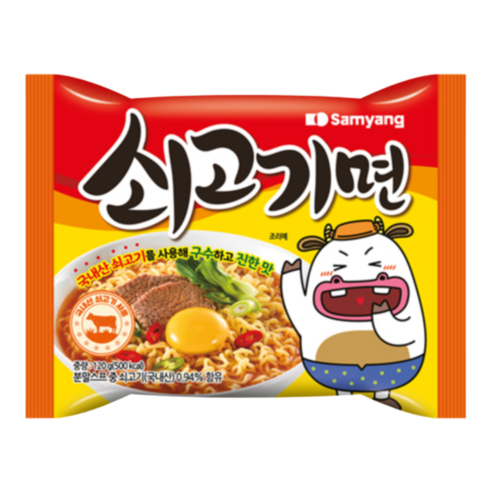 삼양 쇠고기면 120g x 40개