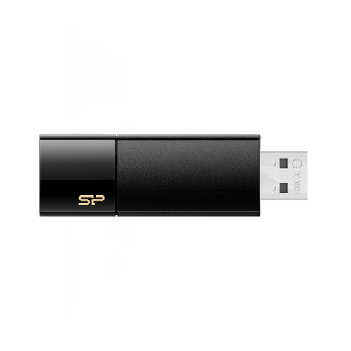 실리콘파워 블레이즈 B05 USB 3.2 Gen1 고속전송 메모리 블랙, 128gb