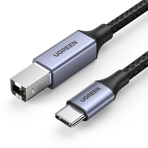 유그린 프리미엄 C타입 to USB 2.0 B CM BM 케이블, 1개, 5M