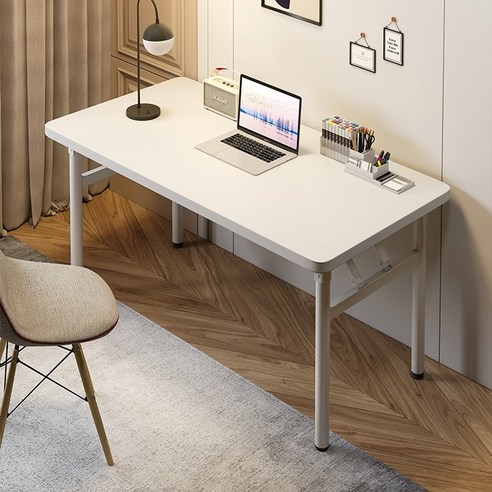 오브민 철제 접이식 사무용책상 1000*500, 화이트