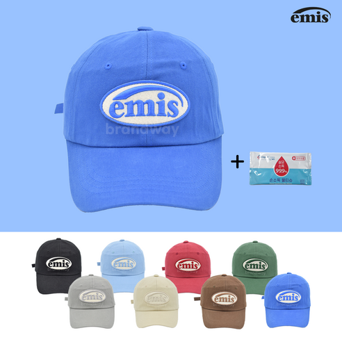 [국내매장판] 이미스 모자 TOT 톤앤톤 와펜 emis 볼캡 + 손소독 물티슈