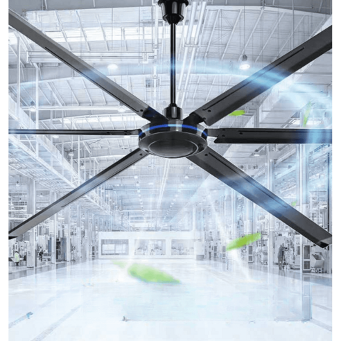  루첸 서큘레이터형 5엽 날개 벽풍기 3단 풍속조절 벽걸이 리모컨 선풍기 LF-WH500R, 블랙 벽걸이형 대형 80인치 실링팬 산업용 공장 물류센터 축사 돈사, 그레이 벽 컨트롤 버전