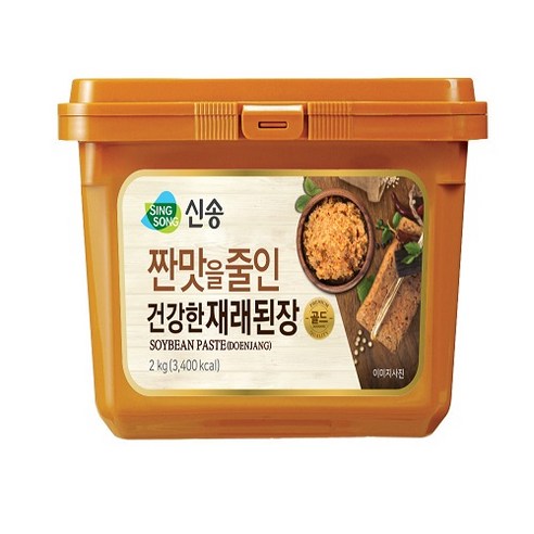 짠맛을 줄인 건강한 재래된장 2kg, 1개