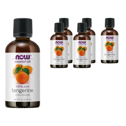 나우푸드 에센셜 오일 자몽, 100% Pure Certified Tangerine, 6개