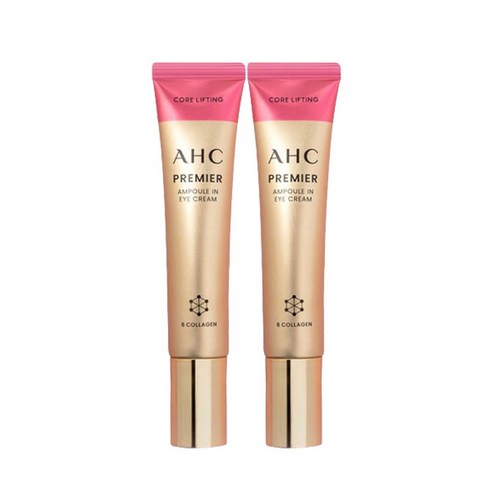 AHC 아이크림 시즌12 최신상 앰플인 코어 리프팅 주름크림 40ml 2개, 단품