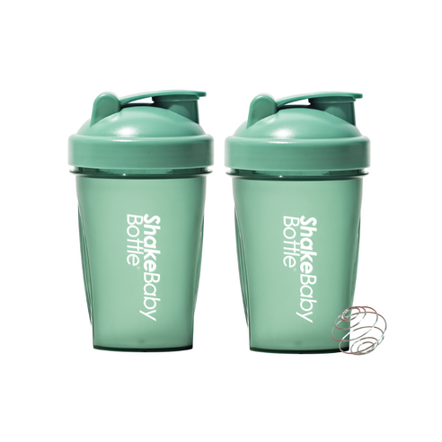 쉐이크베이비 보틀 쉐이커 2입, 그린, 600ml, 2개