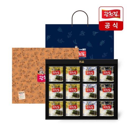 광천김 3대째 달인 2호 프리미엄 선물세트, 1세트