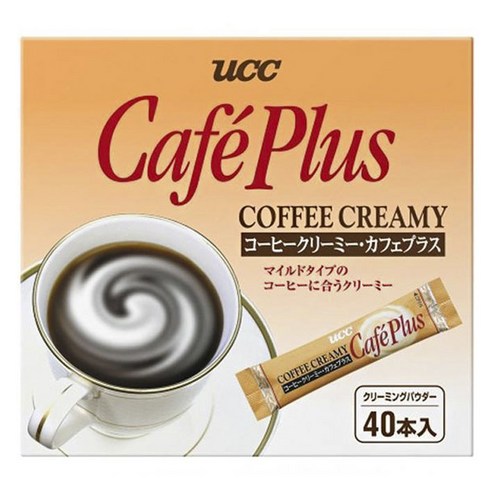 일본 UCC 파우더 커피 크리미 카페 플러스 ST 3g 40P, 40개입, 1개