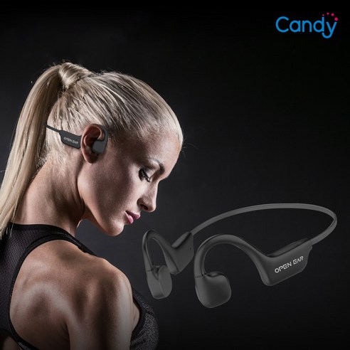 귓속 해방! 캔디 골전도 이어폰 BE-14B로 자유로운 사운드를 경험하세요.