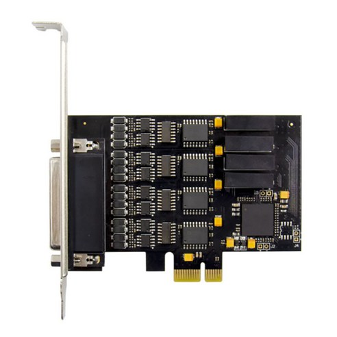 Xzante PCI-E 17V354 RS422/RS485 다중 포트 I/O 카드 산업용 자동화 및 PC용 원격 제어, 검은 색, PCB