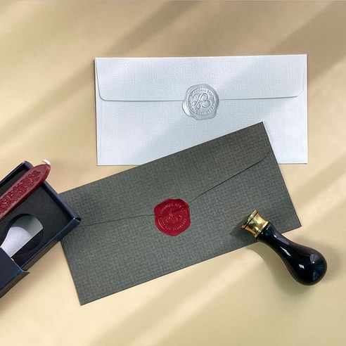 작은 정성, 특별한 감동: 실링 왁스 스티커로 마음을 전하세요.