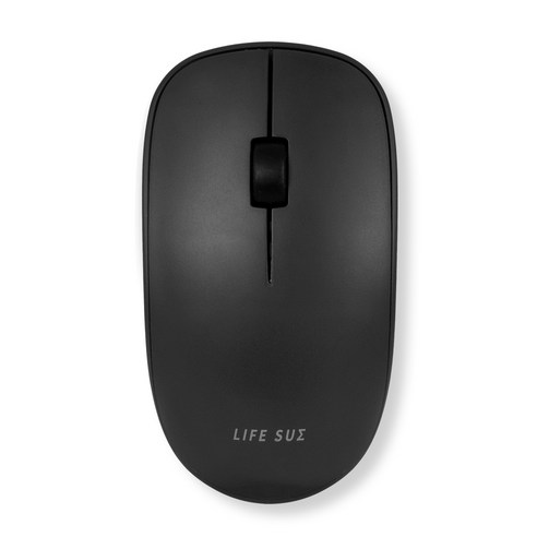 라이프썸 슬림 무소음 블루투스 마우스 (LFS-HA50) 동글 포함 3대기기 멀티페어링 인비저블 옵티컬 방식, 다크그레이