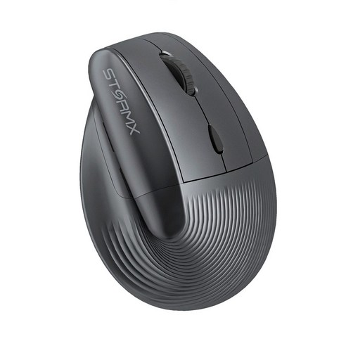 손목 건강을 위한 혁신적인 선택, 제닉스 STORMX VM1BT 무선 버티컬 마우스