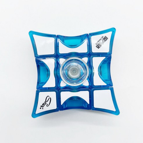 1X3X3 치이 피젯 큐브 스피너 133 QiYi Fidget Cube Spinner 모팡지 MoFangGe, 투명블루(Transparent Blue)