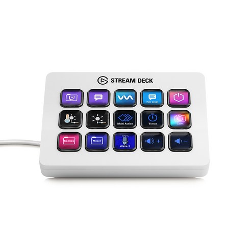 엘가토 스트림덱 MK.2 화이트, 당신의 창작 활동을 혁신적으로 변화시킬 궁극의 도구!