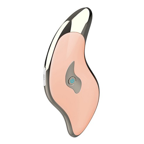 Pealy 페이스 마사지기 갈바닉 마사지기 레드 블루 광선 EMS 미세 전류 온감 마사지 이온 진동, 핑크